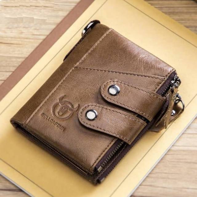 Geldbeutel Herren Im Vintage-Stil aus Leder