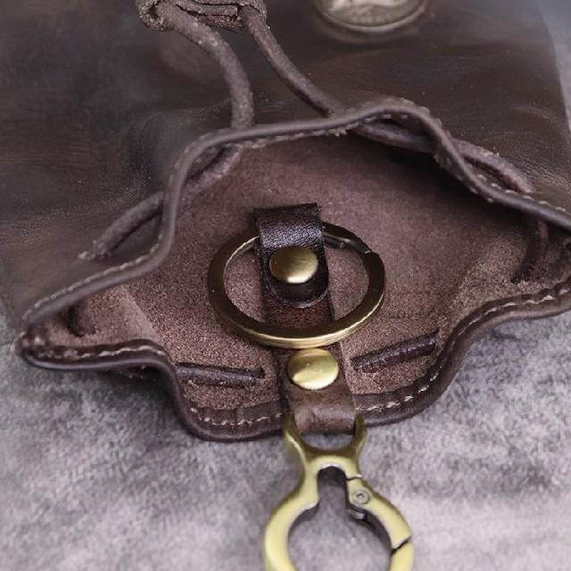 Geldbeutel im Vintage-Stil mit Kordelzug Unisex