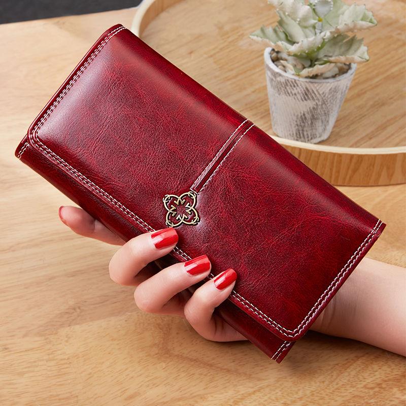 Geldbörse Long und Im Vintage-Stil Schick für Damen