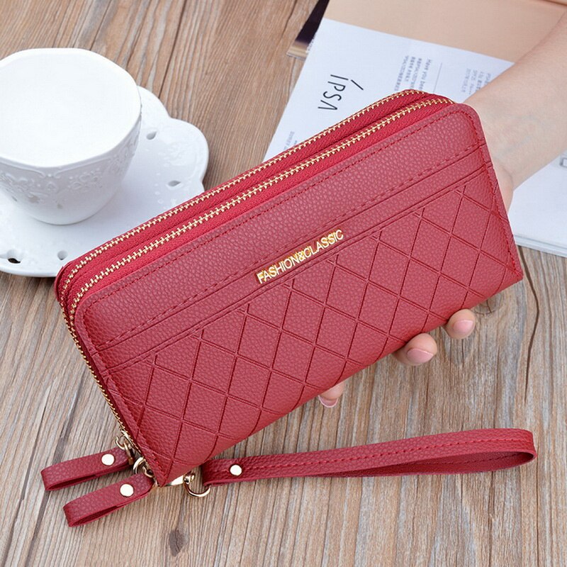 Luxus-Geldbörse mit Clutch aus Leder Für Damen