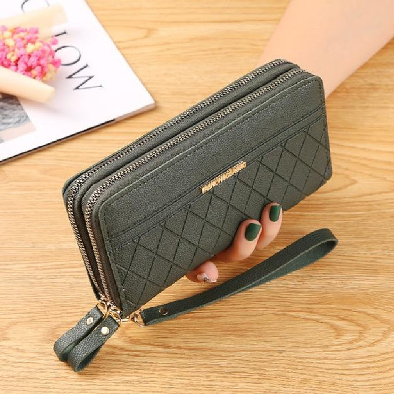 Luxus-Geldbörse mit Clutch aus Leder Für Damen