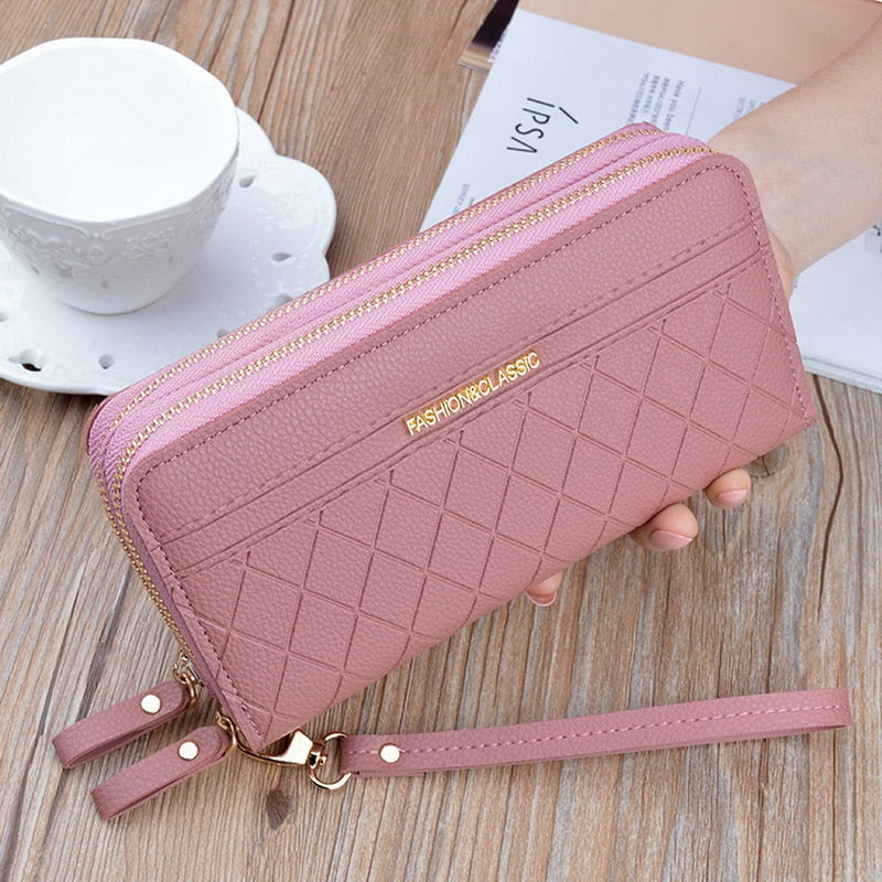 Luxus-Geldbörse mit Clutch aus Leder Für Damen