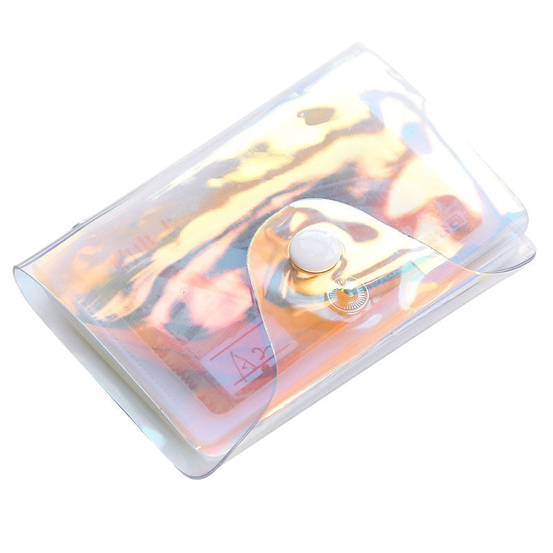 Transparente Geldbörse für Karten Unisex