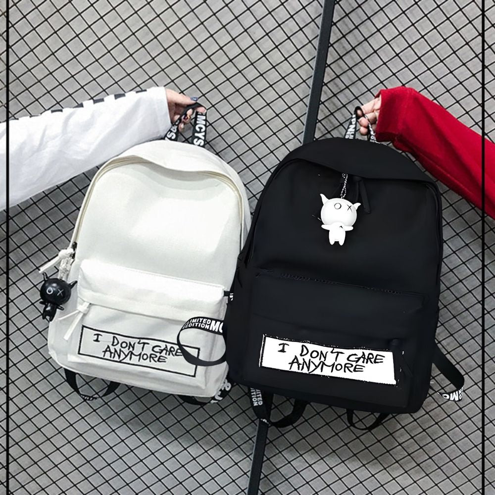 Rucksack Grunge aus Nylon für Schul