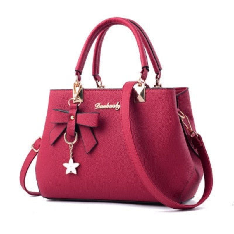 Schultertasche aus Leder PU