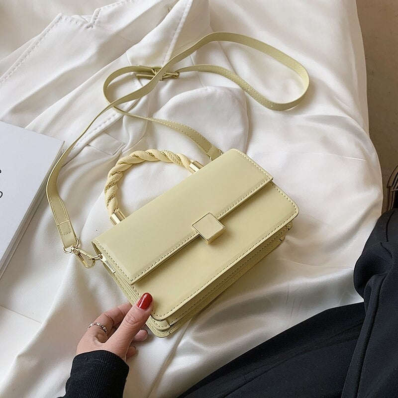 Handtasche Klein aus Kunstleder mit Schultergurt