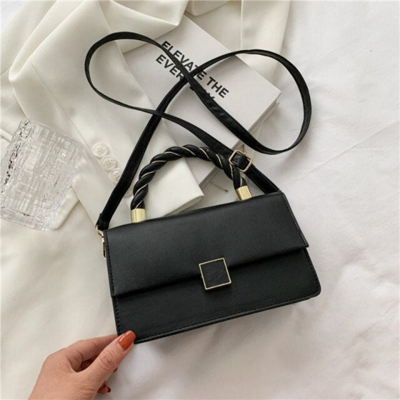 Handtasche Klein aus Kunstleder mit Schultergurt