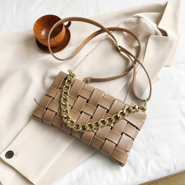 Luxus-Clutch aus Kunstleder