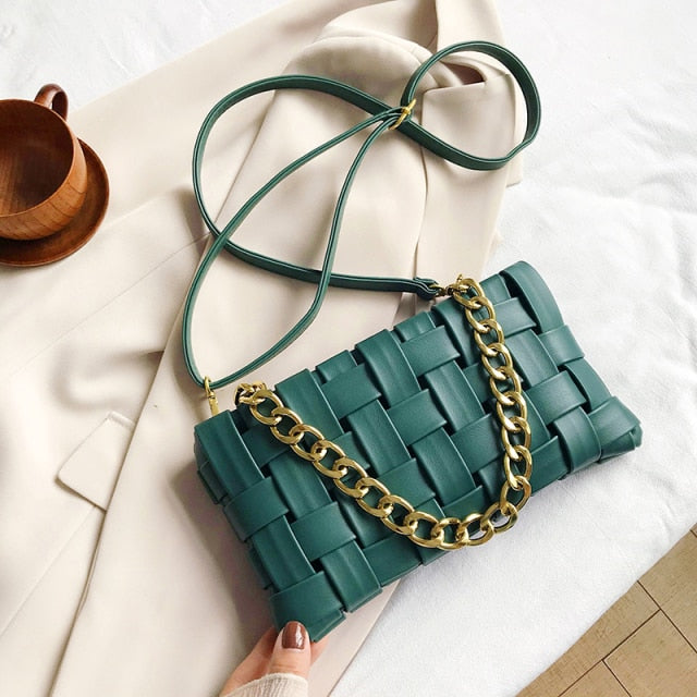 Luxus-Clutch aus Kunstleder
