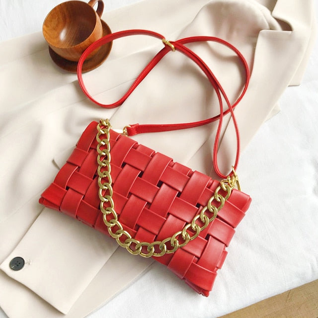 Luxus-Clutch aus Kunstleder