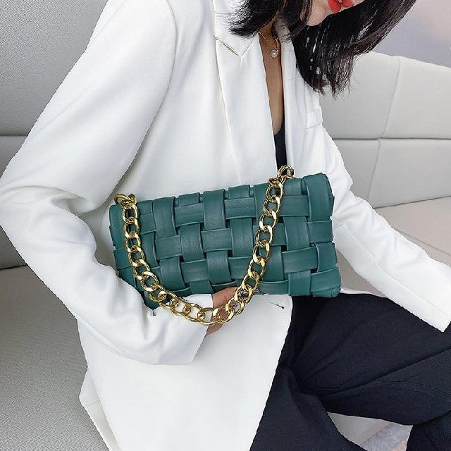 Luxus-Clutch aus Kunstleder