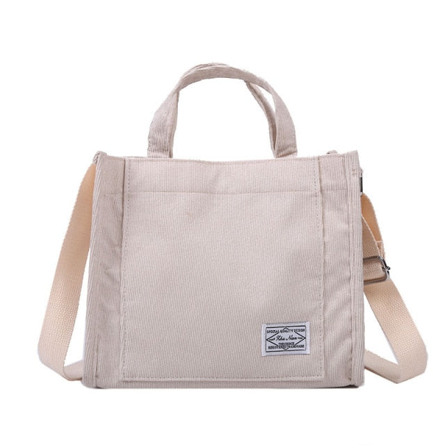Handtasche schlicht aus Veloursleder-Optik Lässig