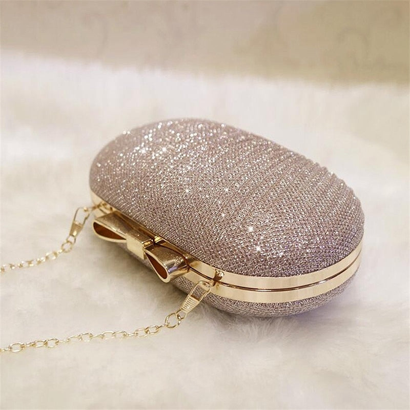 Handtasche Abend glänzend für Hochzeit