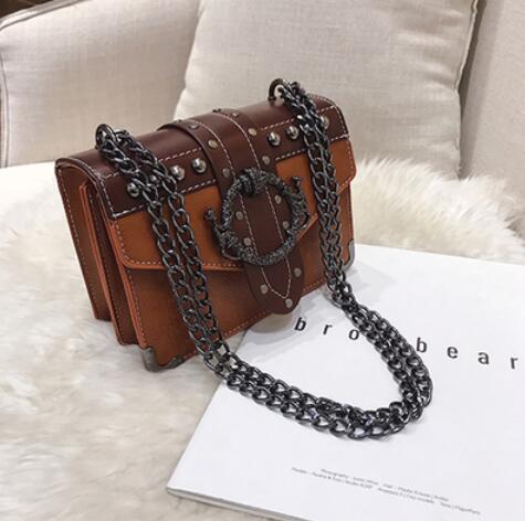 Luxus-Schultertasche mit Kette