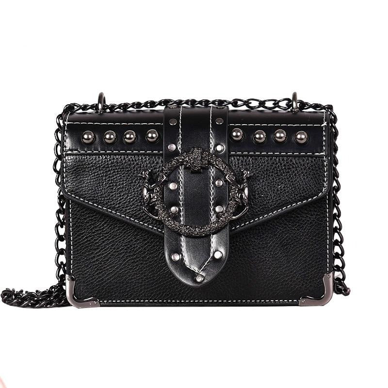 Luxus-Schultertasche mit Kette