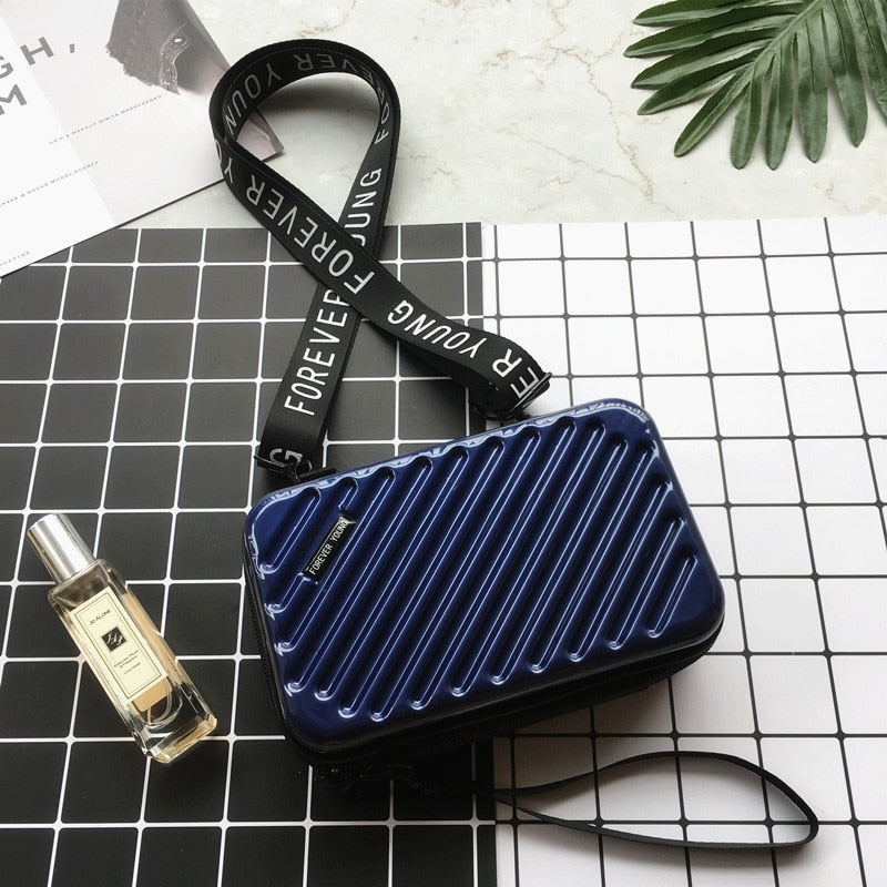 Schultertasche Mini-Koffer