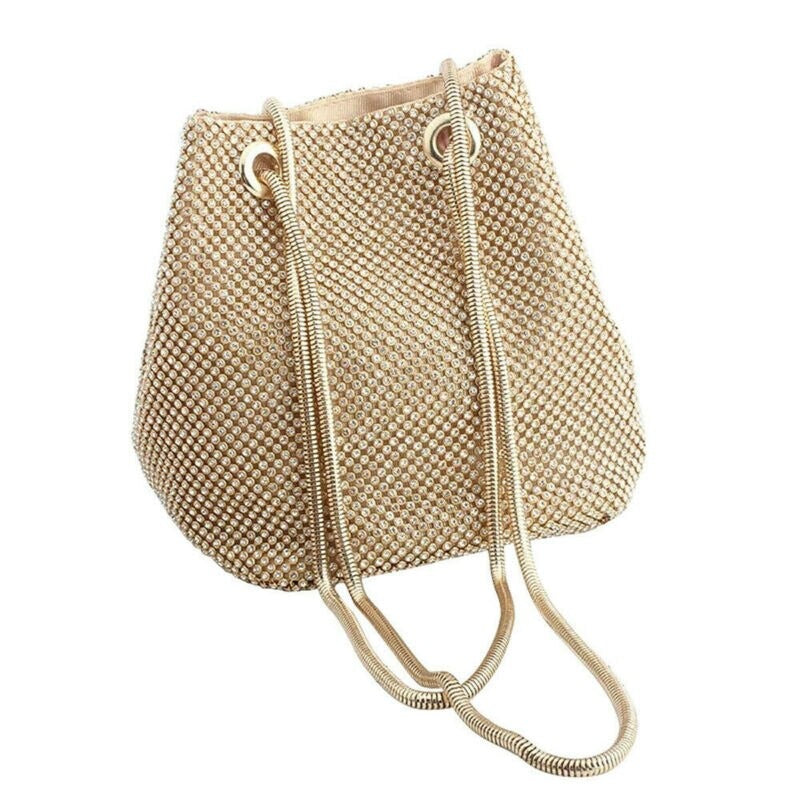 Schultertasche Abend mit Strass