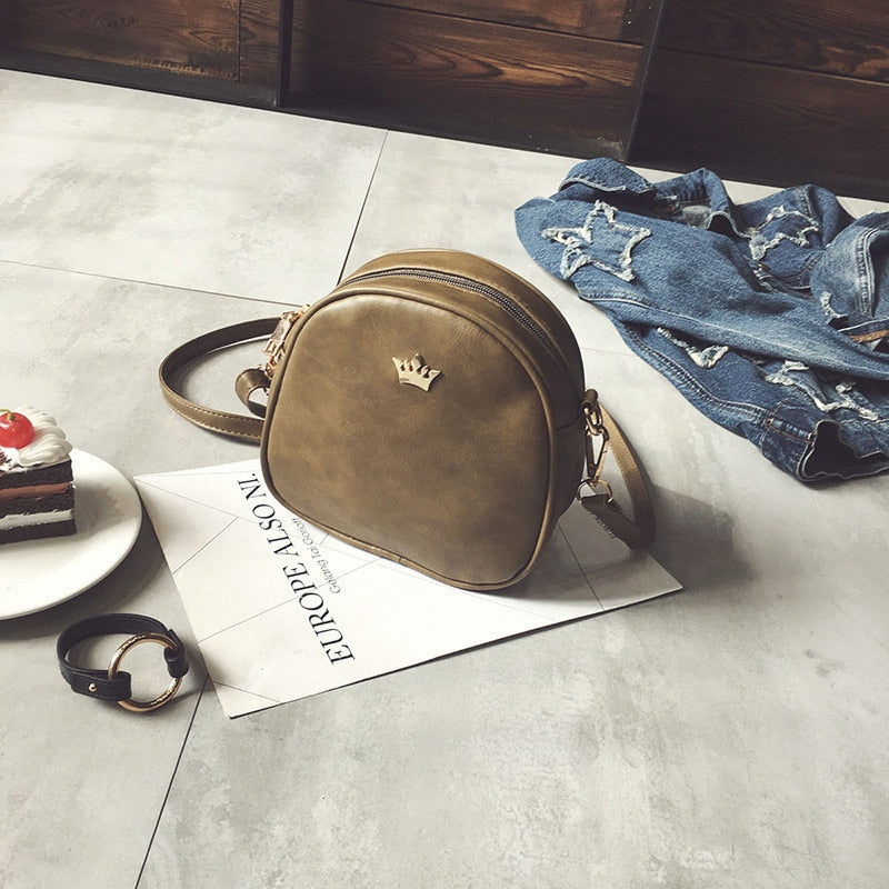 Schultertasche Im Vintage-Stil Lässig