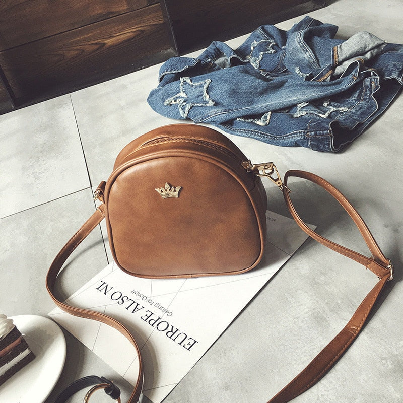 Schultertasche Im Vintage-Stil Lässig