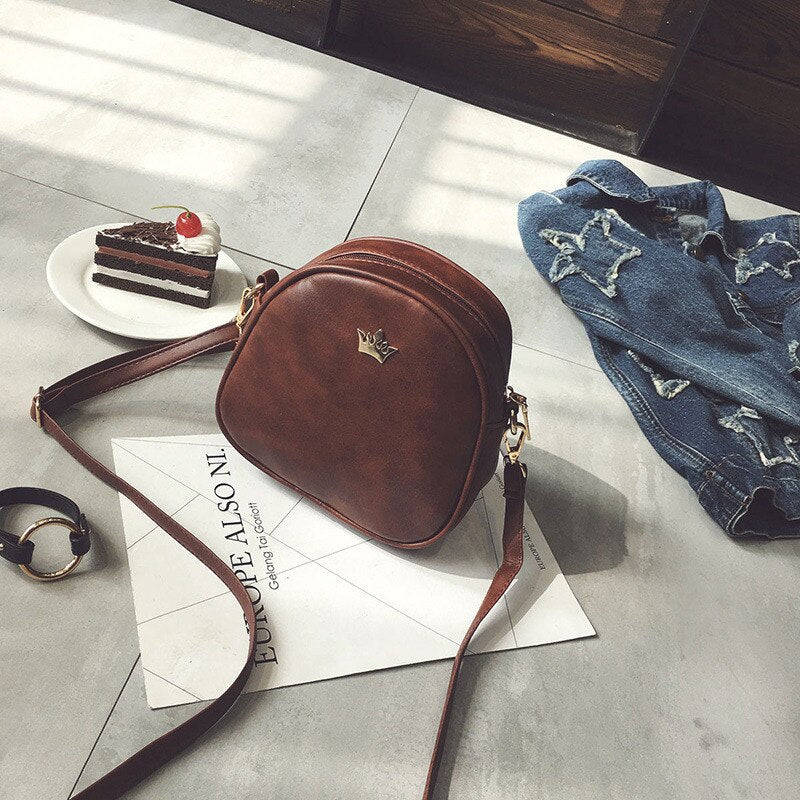 Schultertasche Im Vintage-Stil Lässig