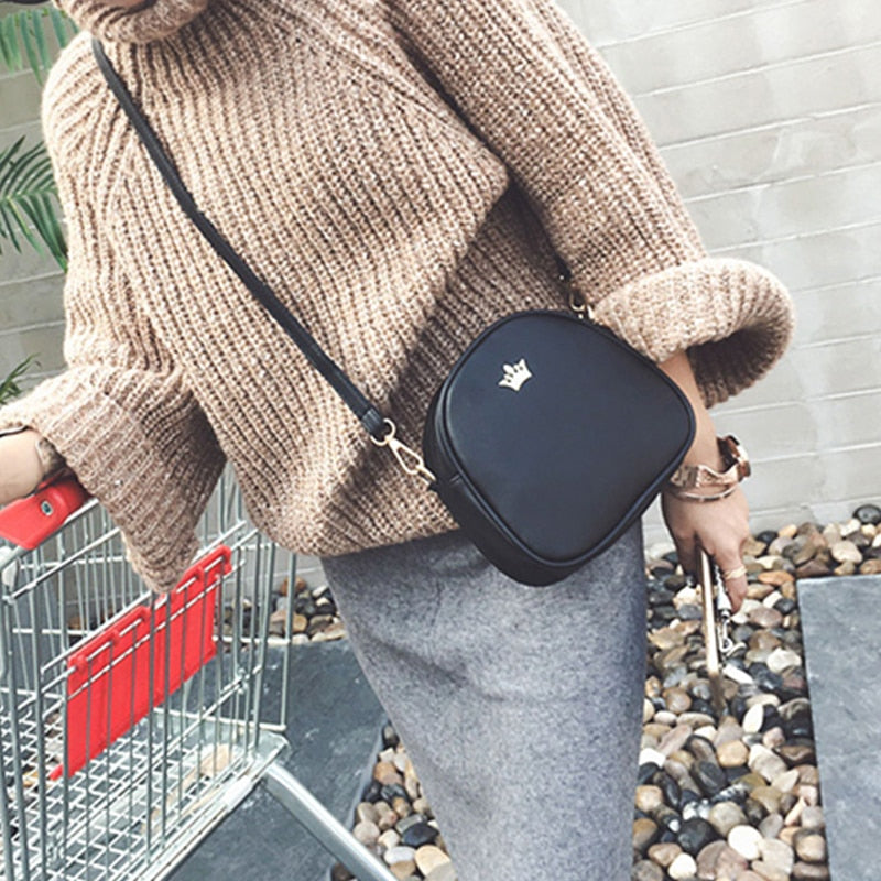 Schultertasche Im Vintage-Stil Lässig