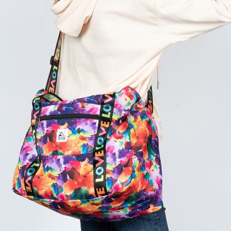 Reisetasche bedruckt wasserdicht aus Nylon Faltbar