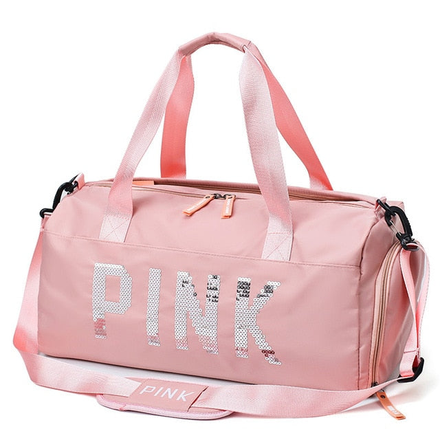 Reisetasche Tragbar mit Pailletten für Wochenende