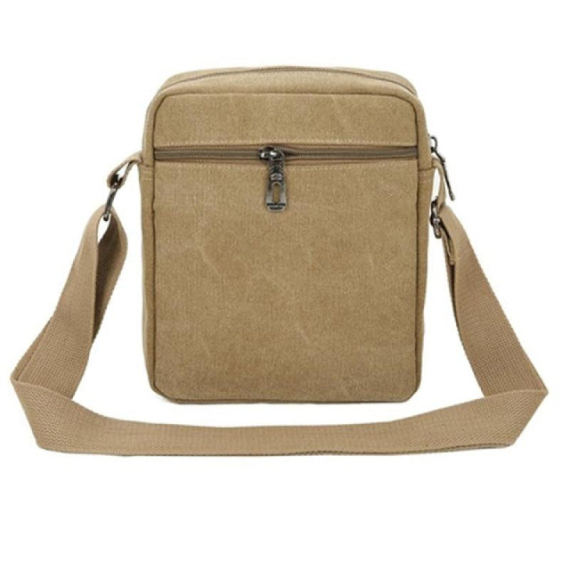 Schultertasche aus Canvas Im Vintage-Stil für Herren